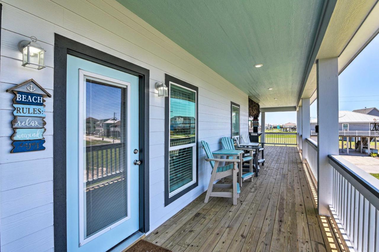 Bolivar Peninsula Beach House, Steps To Coast Exterior photo